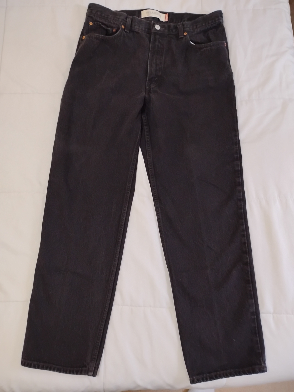 Levi’s 550 Relaxed Fit Black Denim Jeans Men’s 36x32 W36 L32 100% Cotton